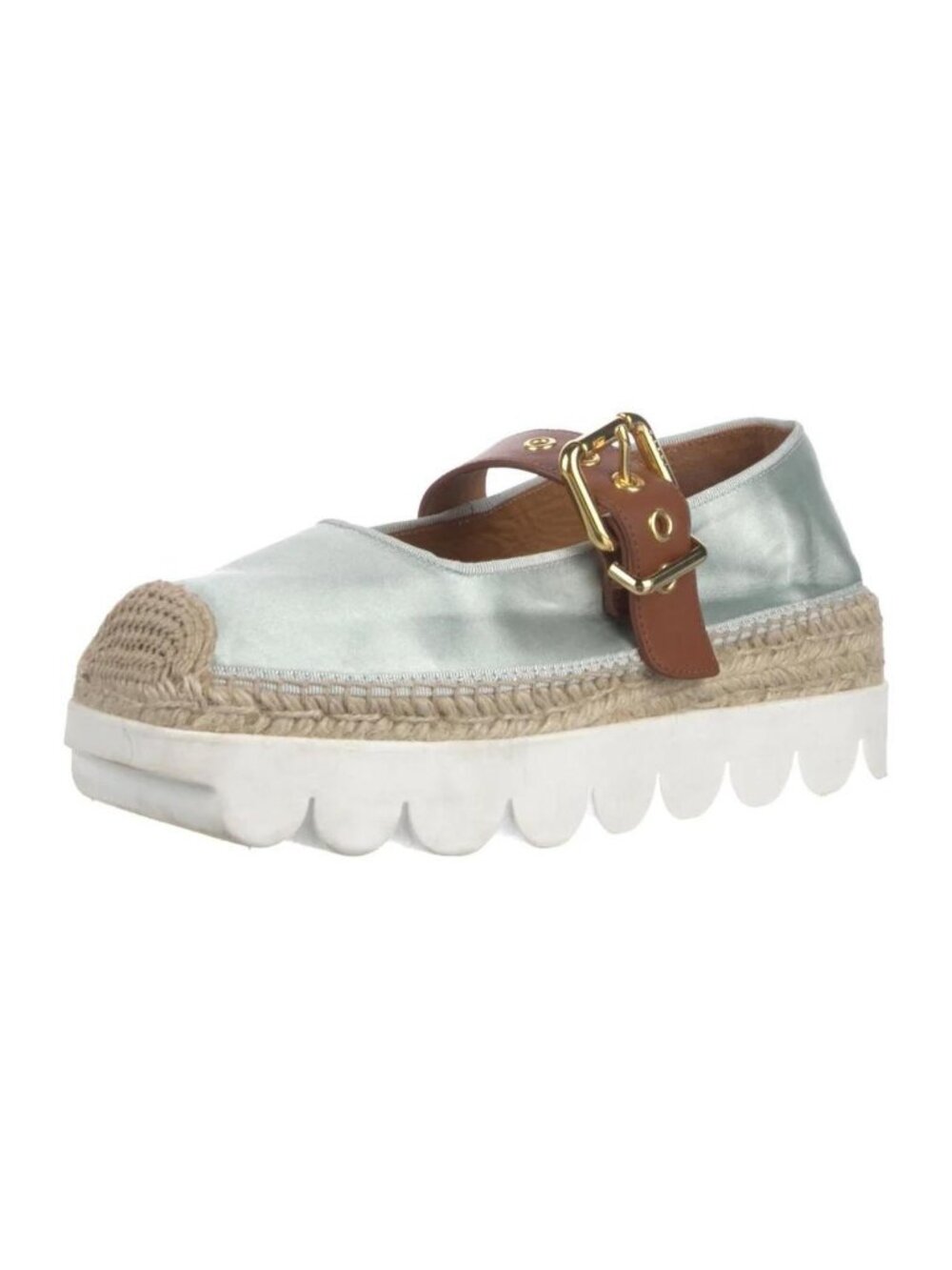 Marni  Satin Grosgrain Trim Espadrilles